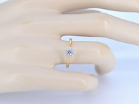 Gouden ring met 0.35 carat diamant - afbeelding 4 van  11