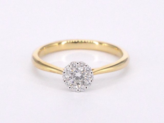 Gouden ring met 0.35 carat diamant - afbeelding 8 van  11