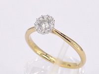 Gouden ring met 0.35 carat diamant - afbeelding 6 van  11