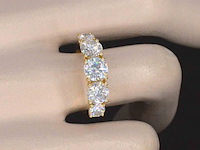 Gouden ring met 2.90 carat briljanten - afbeelding 6 van  6