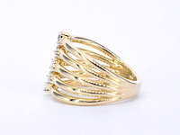 Gouden ring met 5 diamanten - afbeelding 12 van  12