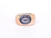 Gouden ring met amethist - afbeelding 7 van  10