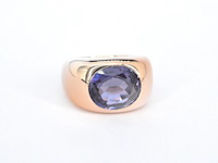 Gouden ring met amethist - afbeelding 9 van  10