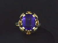 Gouden ring met amethist - afbeelding 3 van  7