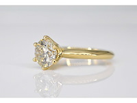 Gouden ring met briljant geslepen diamanten - afbeelding 4 van  8