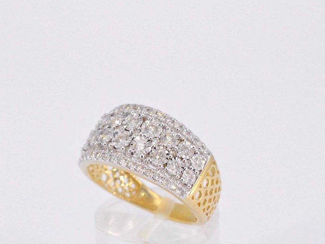 Gouden ring met briljanten 1.00 carat - afbeelding 6 van  10