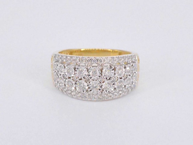 Gouden ring met briljanten 1.00 carat - afbeelding 8 van  10