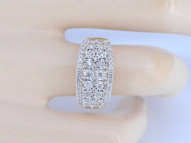 Gouden ring met briljanten 1.00 carat - afbeelding 2 van  9
