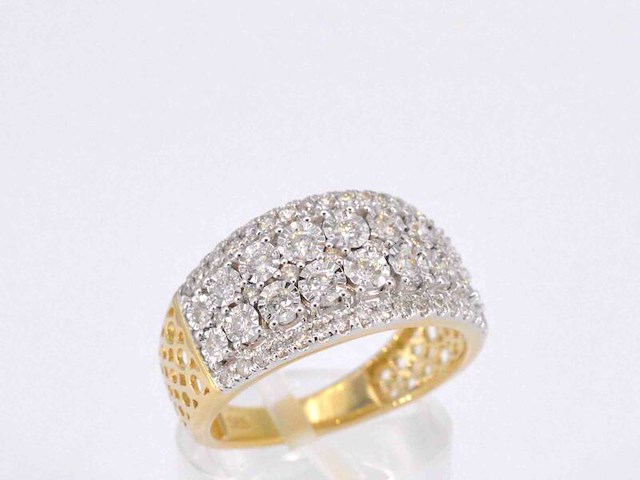 Gouden ring met briljanten 1.00 carat - afbeelding 5 van  9