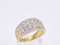 Gouden ring met briljanten 1.00 carat - afbeelding 5 van  9