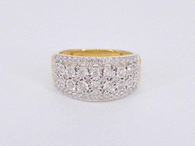 Gouden ring met briljanten 1.00 carat - afbeelding 6 van  9