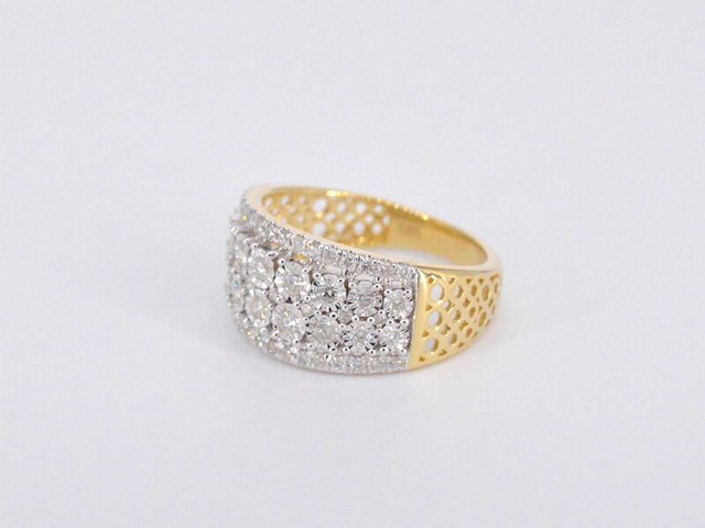 Gouden ring met briljanten 1.00 carat - afbeelding 8 van  9