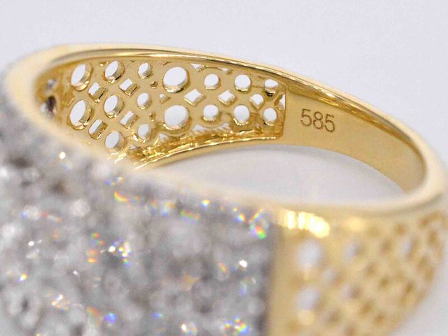 Gouden ring met briljanten 1.00 carat - afbeelding 9 van  9