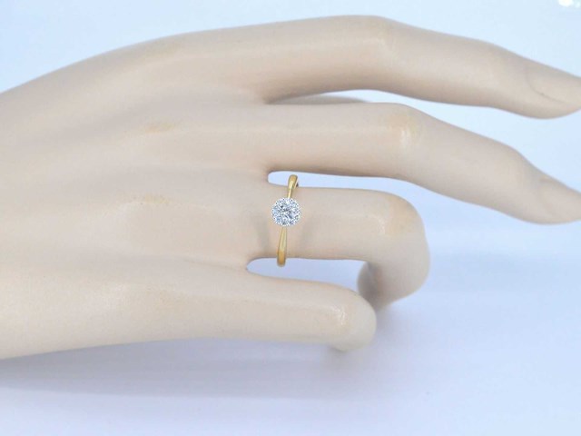 Gouden ring met diamant 0.35 carat - afbeelding 5 van  10