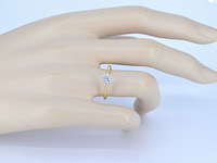Gouden ring met diamant 0.35 carat - afbeelding 5 van  10