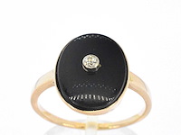 Gouden ring met diamant