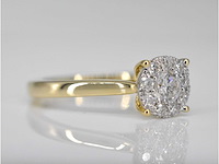Gouden ring met diamant - afbeelding 4 van  6