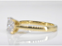 Gouden ring met diamant - afbeelding 6 van  6