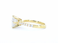 Gouden ring met diamant - afbeelding 5 van  9