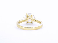 Gouden ring met diamant - afbeelding 7 van  9