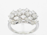 Gouden ring met diamanten 2.70 carat