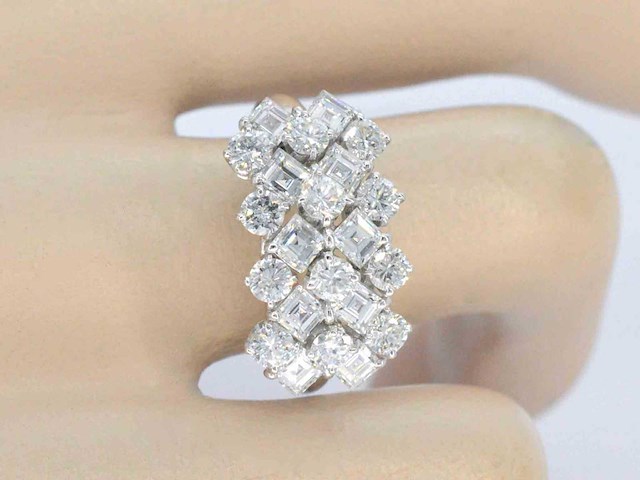Gouden ring met diamanten 2.70 carat - afbeelding 4 van  11