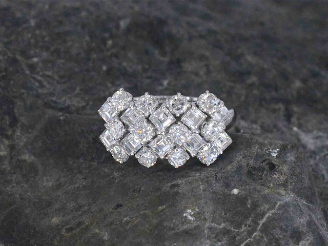 Gouden ring met diamanten 2.70 carat - afbeelding 9 van  11