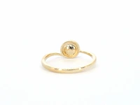 Gouden ring met diamanten en een parel - afbeelding 9 van  11