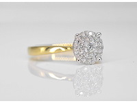 Gouden ring met diamanten - afbeelding 4 van  7