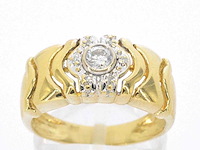 Gouden ring met diamanten - afbeelding 8 van  8