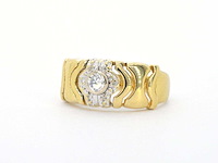 Gouden ring met diamanten - afbeelding 9 van  9