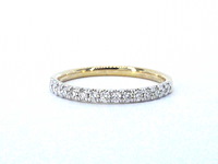 Gouden ring met diamanten - afbeelding 1 van  9