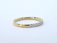 Gouden ring met diamanten - afbeelding 5 van  9