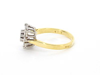 Gouden ring met diamanten - afbeelding 5 van  9