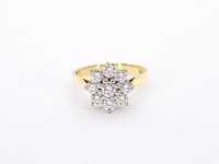 Gouden ring met diamanten - afbeelding 6 van  9