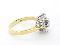 Gouden ring met diamanten - afbeelding 9 van  9