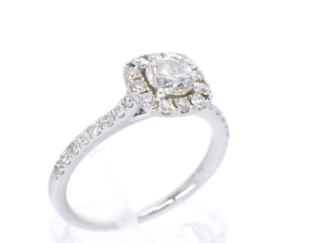 Gouden ring met diamanten - afbeelding 6 van  11