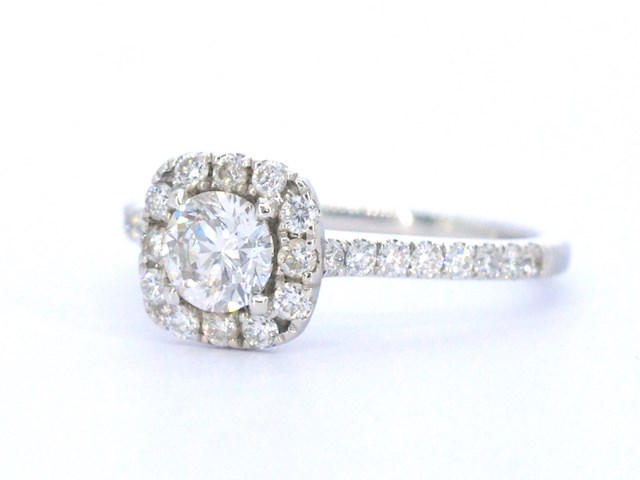 Gouden ring met diamanten - afbeelding 10 van  11