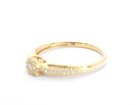 Gouden ring met diamanten - afbeelding 7 van  9