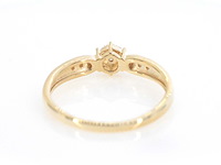 Gouden ring met diamanten - afbeelding 7 van  10