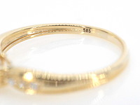 Gouden ring met diamanten - afbeelding 9 van  10