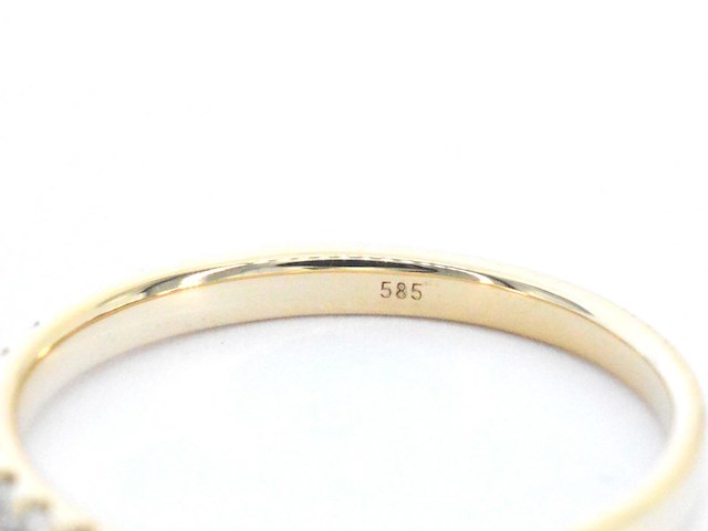 Gouden ring met diamanten - afbeelding 11 van  11