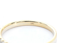 Gouden ring met diamanten - afbeelding 11 van  11