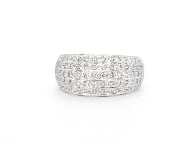 Gouden ring met diamanten - afbeelding 7 van  10