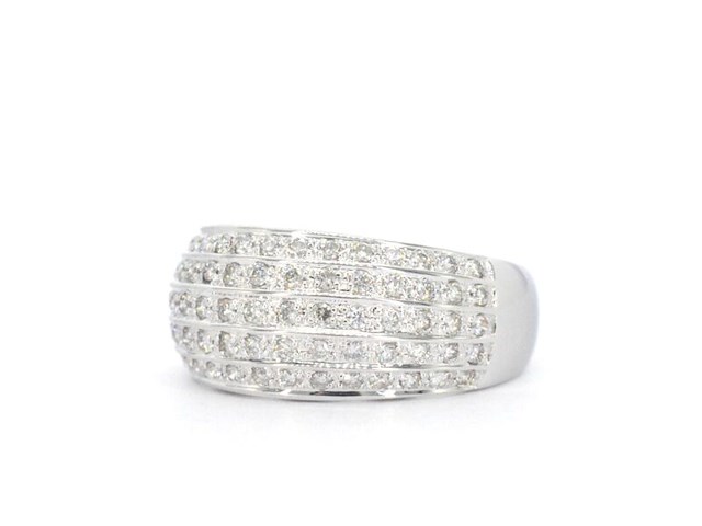 Gouden ring met diamanten - afbeelding 9 van  10