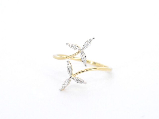 Gouden ring met diamanten - afbeelding 8 van  11