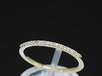 Gouden ring met diamanten - afbeelding 4 van  10