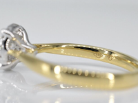 Gouden ring met diamanten - afbeelding 3 van  4