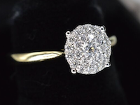 Gouden ring met diamanten - afbeelding 4 van  4