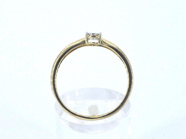 Gouden ring met diamanten - afbeelding 2 van  12